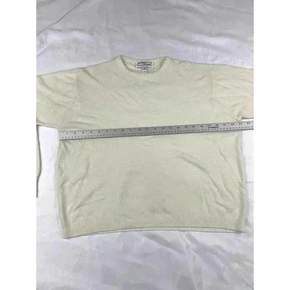 VTG Designers Originals Women's Cream Pullover Sweater Sz X-Large 42 Long Sleeve - Picture 7 of 10